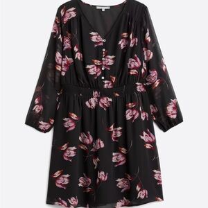 Parnika V-neck Dress, Size 1X (Fits 16-18)